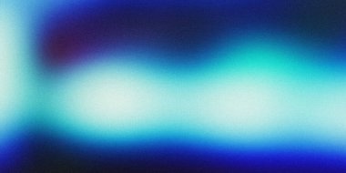 Mavi ve turkuaz tonlarda tahıl dokusu etkisine sahip soyut bulanık arkaplan