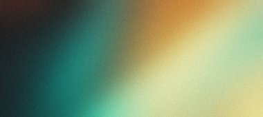 Yeşil, sarı ve mavi renklerin karışımından oluşan ince taneli bir dokuya sahip soyut bir arka plan.