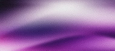 Mor ve beyaz renklerin yumuşak ve zarif bir eğimine sahip, kumlu bir dokuya sahip soyut bir arkaplan