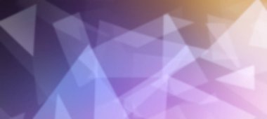 Bulanık üçgenler tarafından oluşturulan soyut arkaplan bulanık dokuya ve mavi ve turuncu renklere sahip