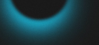 Tanecikli gradyan, turkuaz ve siyah renklerle soyut bir arkaplan oluşturuyor