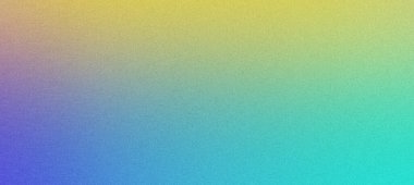 Belirsiz bir dokuya sahip bulanık bir arkaplan, soyut bir dizaynda sarıdan maviye pürüzsüz bir kaymayı gösteriyor