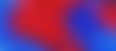 Pürüzsüz bir dokusu olan arka plan, canlı kırmızı ve mavi renklerin gradyanını gösteriyor.