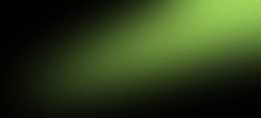 Kumlu yeşil eğimli arkaplan siyaha dönüşüyor, dijital sanat, grafik tasarımı veya herhangi bir yaratıcı girişim için ideal