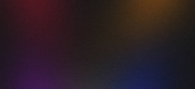 Pürüzsüz bir arkaplan üzerinde kırmızı, turuncu ve mavi ışıkları harmanlayarak canlı ve dokulu bir zemin oluşturur.