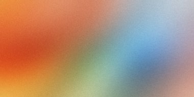 Yumuşak desenli arka plan, yumuşak gradyan, ılık turuncu ve serin mavi renkleri harmanlamak görsel olarak çekici bir etki yaratır.