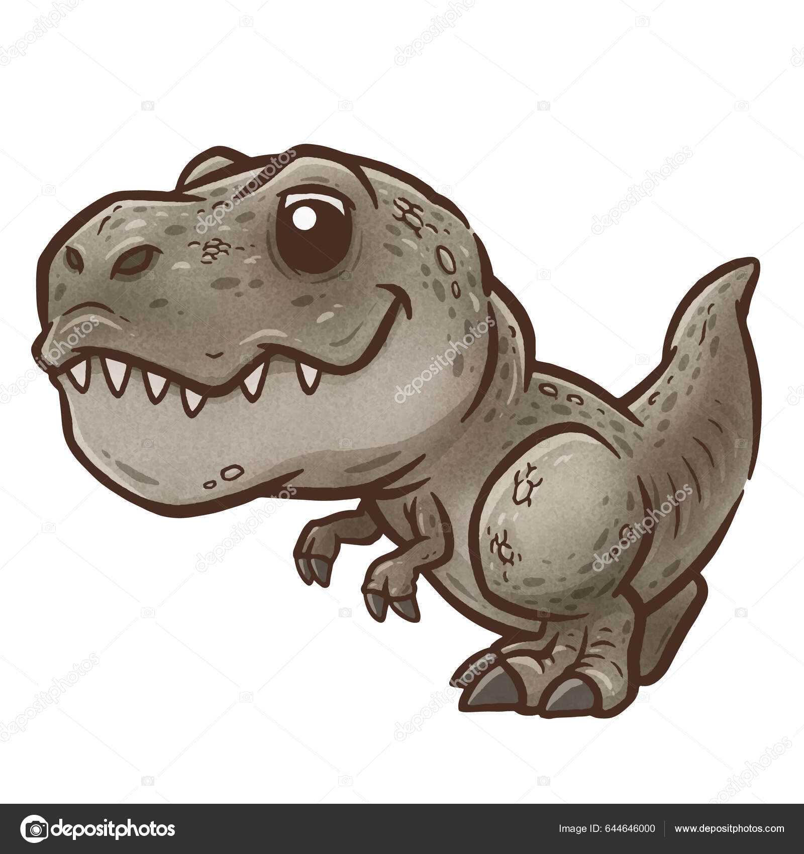 Dinossauro dos desenhos animados, tyrannosaurus rex, livro de