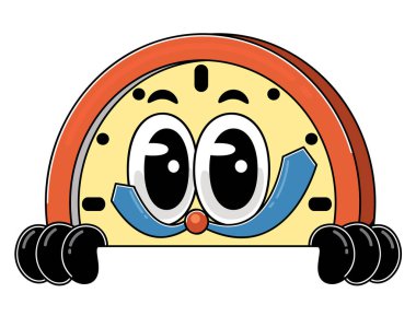 Büyük Gözlü Çizgi Saat Karakteri