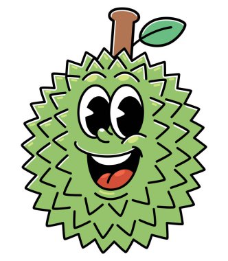 Yaprak ve Kökle Gülümseyen Durian Çizgi Film Başı