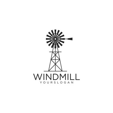 yel değirmeni logosu ve vektörü