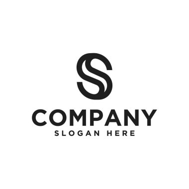 S harfi ve logo simgesi ve vektörü imzala
