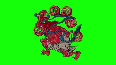 Vektör çizimi. Arka planda robot var. Tişört, poster, çıkartma için. Sıra tarzı. - vektör