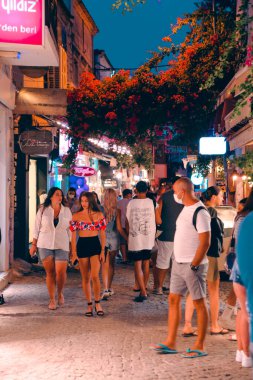 Barselona şehrinin caddesi