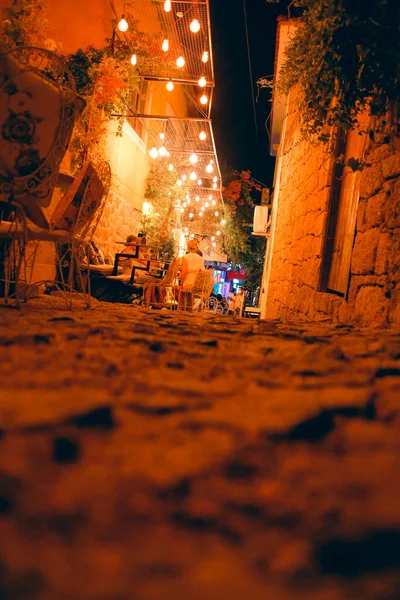 Vue Nocturne Ville Capitale Israël — Photo