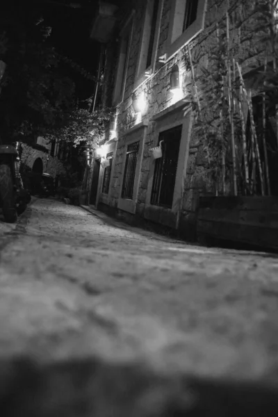 Старая Улица Городе Самых Загрязненных Городов Вечернее Время — стоковое фото
