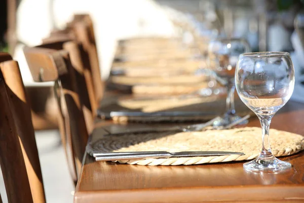 Wedding Organization Wedding Dinner Table — Stock Photo, Image