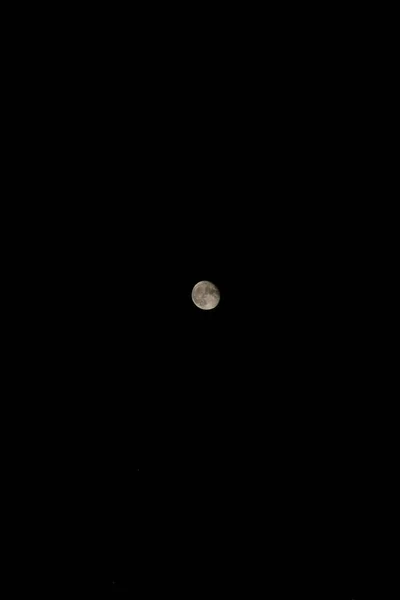 Pełnia Księżyca Ciemnościach Nocy — Zdjęcie stockowe