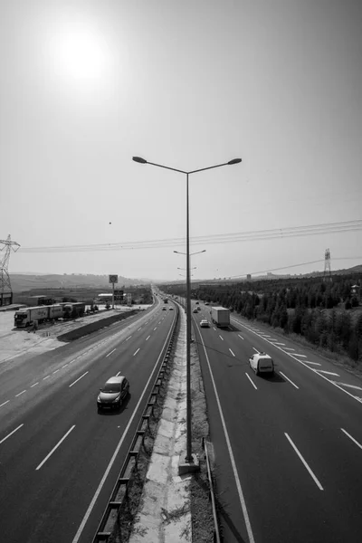 高速道路を流れる交通 — ストック写真