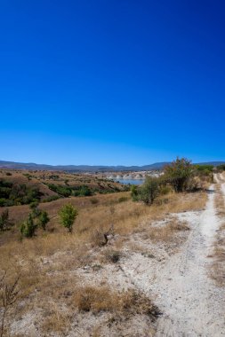 İsrail 'in kuzeyindeki eyalet vadisinin güzel manzarası