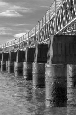 Railway bridge over the River Tay in the UK
