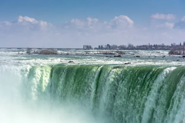 Kanada Güneş Işığında Niagara Şelalesi Nin Çarpıcı Manzarası — Stok fotoğraf