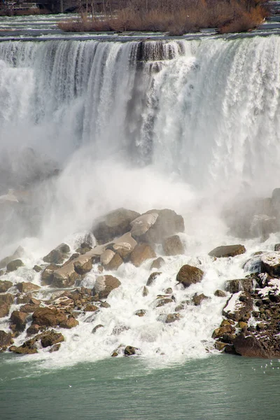 Prachtig Uitzicht Niagara Watervallen Het Zonlicht Canada — Stockfoto