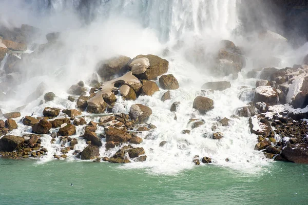 stock image Stunning view of Niagara Falls in sunlight in Canada.