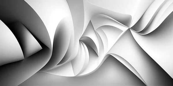 Фон Абстрактный Узор Белого Цвета Набор Геометрических Линий Света Тени — стоковое фото