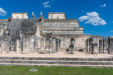 Meksika 'nın Yucatan Yarımadası' ndaki antik Maya şehri Chichen Itza.