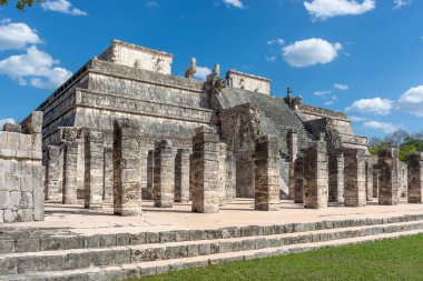 Meksika 'nın Yucatan Yarımadası' ndaki antik Maya şehri Chichen Itza.