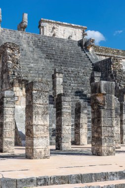 Meksika 'nın Yucatan Yarımadası' ndaki antik Maya şehri Chichen Itza.