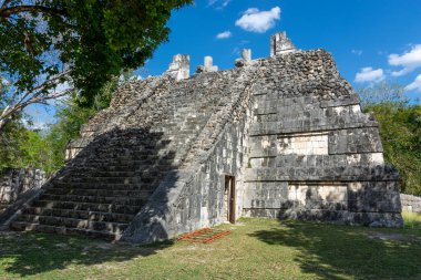 Meksika 'nın Yucatan Yarımadası' ndaki antik Maya şehri Chichen Itza.