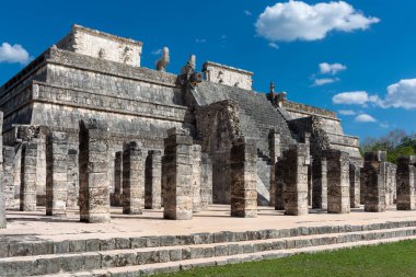 Meksika 'nın Yucatan Yarımadası' ndaki antik Maya şehri Chichen Itza.