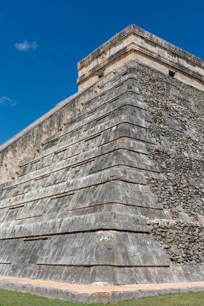 Pirámide Maya Kukulkán México Antigua Ciudad Chichén Itzá — Foto de Stock