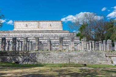 Meksika 'nın Yucatan Yarımadası' ndaki antik Maya şehri Chichen Itza.