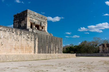 Meksika 'nın Yucatan Yarımadası' ndaki antik Maya şehri Chichen Itza.