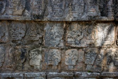 Meksika 'nın Yucatan Yarımadası' ndaki antik Maya şehri Chichen Itza.
