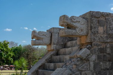 Meksika 'nın Yucatan Yarımadası' ndaki antik Maya şehri Chichen Itza.