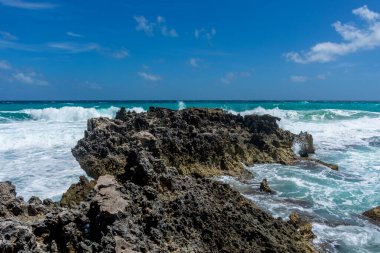 Meksika Cancun, güzel Karayip kıyıları