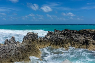 Meksika Cancun, güzel Karayip kıyıları