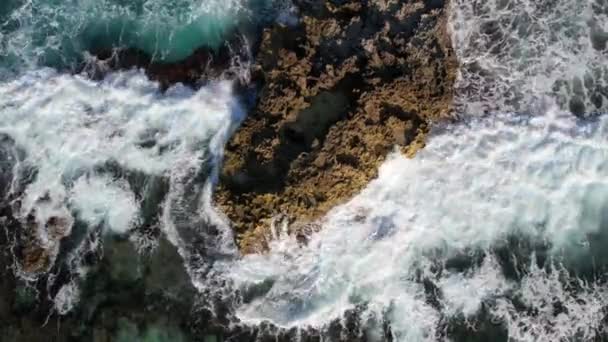 México Cancún Hermosa Costa Del Mar Caribe Con Agua Turquesa — Vídeos de Stock