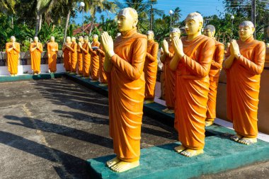 Sri Lanka 'nın güney kıyısında antik bir Budist tapınağı..