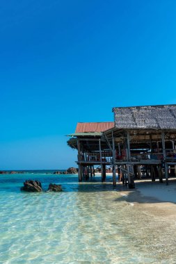 Tayland 'daki Khai Nai Adası' nın güzel plajı..