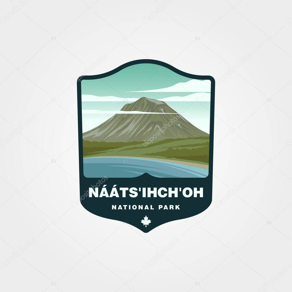 Naatsihchoh National Park Reserve logo vector illustration design
