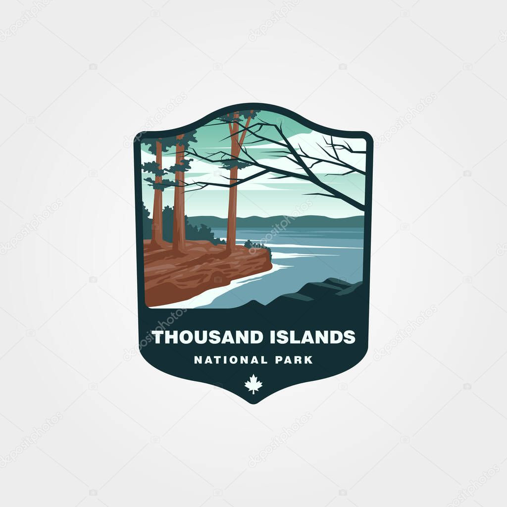 Thousand Islands National Park beautiful riverside trees, perfect for nature websites, travel brochures, outdoor magazines, and tourism campaigns.