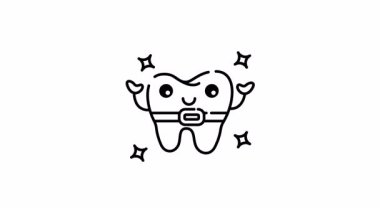 Diş teli takan diş fırçası animasyonu, ortodontik tedavi reklamları için diş sağlığı konsepti, diş sağlığı kliniği web sitesi, sözlü bakım broşürleri, dergi makaleleri.