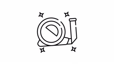 çizgi film çizimi animasyonu eğlence tasarım projeleri, el işi, DIY blog yazıları, çocuk kitapları, eğitim materyalleri ve yapı temalı grafikleri için çizgi film mezurası animasyonu.