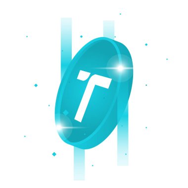 Vurguları ve gradyanı olan Gerçek UDS elektronik madeni parasının resmi.