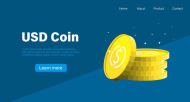 USD Coin landing web page