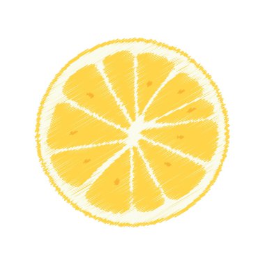 Artistik Limon Dilimi Çizimi